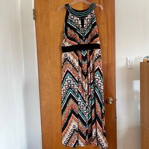 Petite summer maxi dress